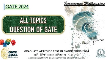 ENGINEERING MATHEMATICS PYQ | IISC BANGLORE | GATE 2024 | LIVE 10:00 PM