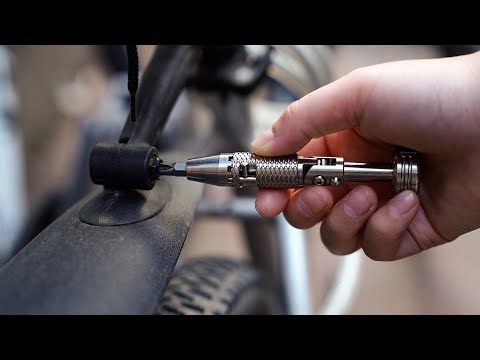 MAGICDRIVE Precision-Machined Titanium Ratchet Screwdriver