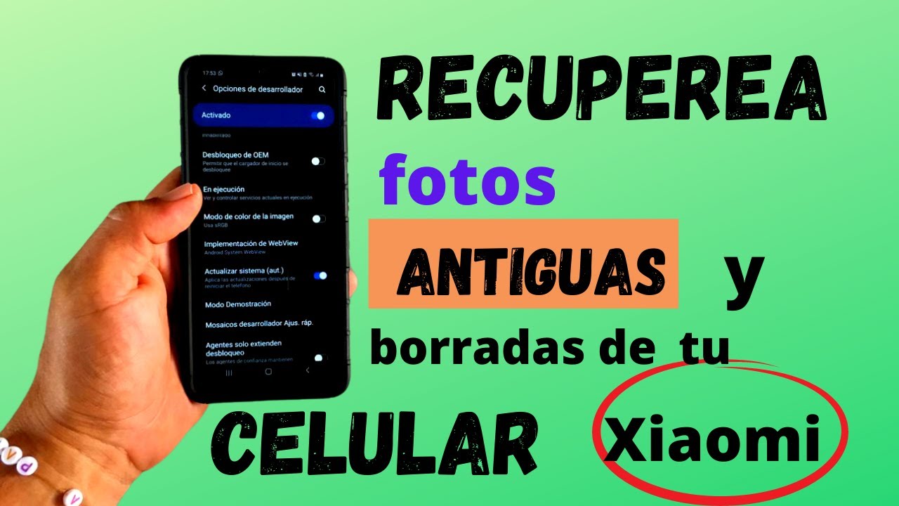 como RECUPERAR fotos ANTIGUAS BORRADAS de tu CELULAR Xiaomi - YouTube