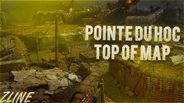 CoD: WW2 AMAZING Top Of Map Glitch on Pointe Du Hoc (Call of Duty: World War 2)