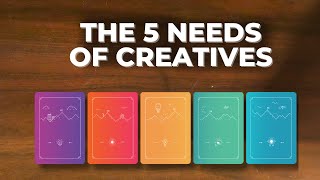 What do you need in your creative process?