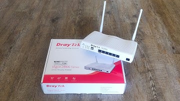 DrayTek Vigor2866ax Top-Tier DSL Router (G.fast/VDSL2 35b/ADSL2+, WiFi 6 AX, VPN,..) | Unboxing