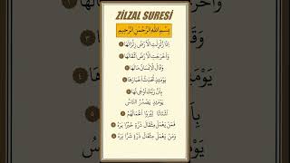 Fatih Çollak Zilzal Suresi Dinle Ezberle #zilzalsuresi #namazsureleri #shorts #1dakikadakuran