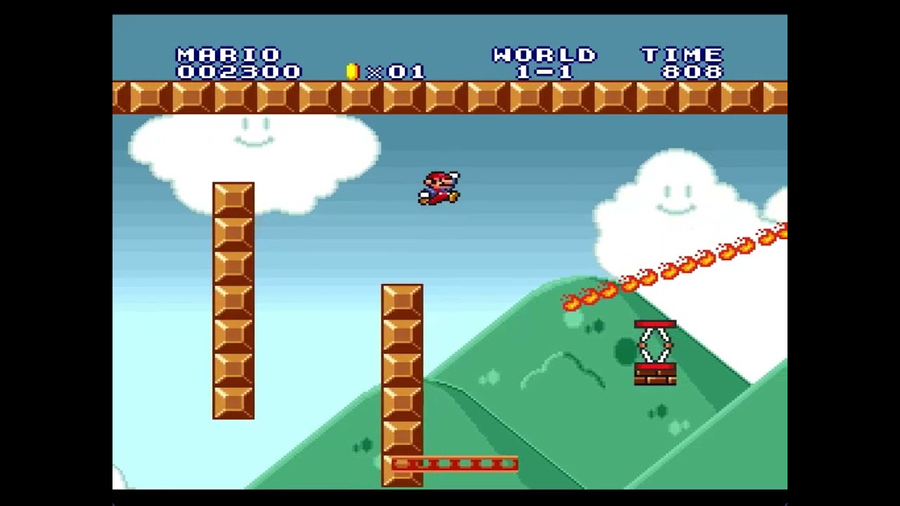 Super Mario All Stars (SNES) - Super Mario Bros. Frustration Hack Gameplay!
