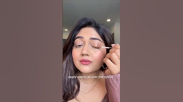 Simple & Easy Eye Makeup Tutorial | How to Use Liquid Eyeshadows | #shorts | Ruby