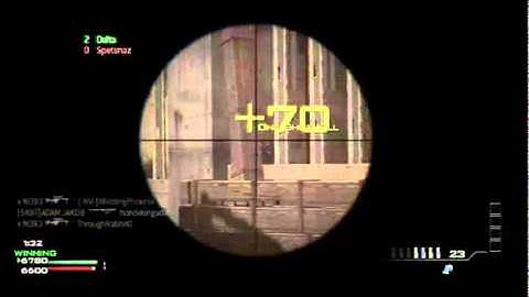 MW3 Split 5 Man killfeed