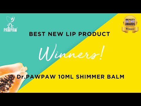 Dr.PAWPAW 10ml Shimmer Balm Best New Lip Product - Pure Global Beauty Awards 2022
