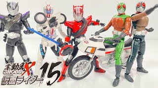 SHODO-X 仮面ライダー１５ 全８種 開封 掌動駆 KamenRider Drive Figure プロトドライブ マッハ 強化スカイライダー スカイターボ 食玩 candy toys