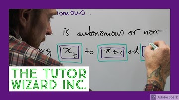 Mathematical Modelling - 2.2.1 - Solving First Order Difference Equations