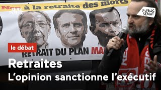 Retraites : l'opinion sanctionne l'exécutif