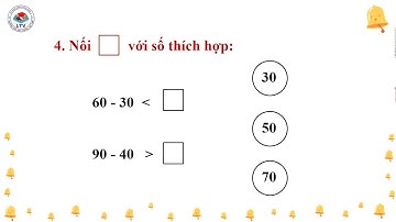 Tuần 24 Toán Trừ các số tròn chục
