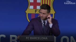 lionel messi tearful leaving barcelona good bay messi 😢😢