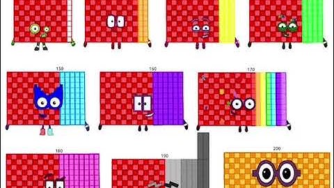 Numberblocks: Meet the Teens Times Ten (and Two Hundred) with Microsoft Sam SAPI4 Voices