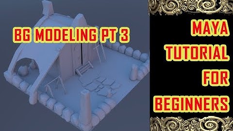 BG MODELING PT 3 |  maya tutorial for beginners in hindi| maya sculpt tool| maya sculpting tutorials