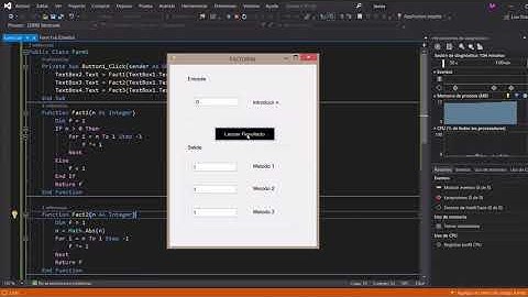 Como programar el Factorial de un numero de varias maneras en Visual Basic