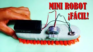 Como Hacer un MINI ROBOT Casero Fácil (en 3 minutos)