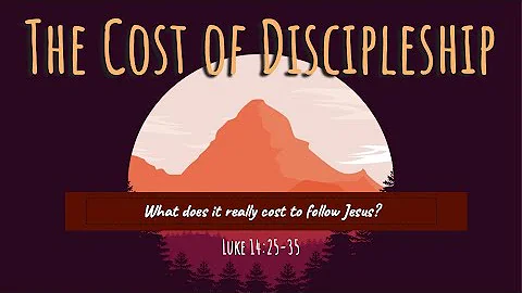 The Cost of Discipleship - Adam Evenson