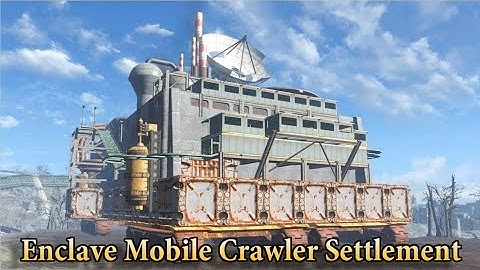 Fallout 4 enclave mobile crawler Mod tour ps4