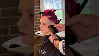 Pixie mullet haircut @cprhair #haircut #pixie #mullet  #shorthair #hairtok #hair #pinkhair