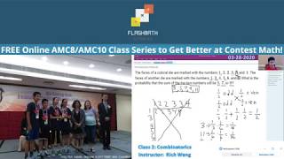 Flashmath  Spring 2020 AMC8/ AMC10 class series:  Session 2  - Combinatorics