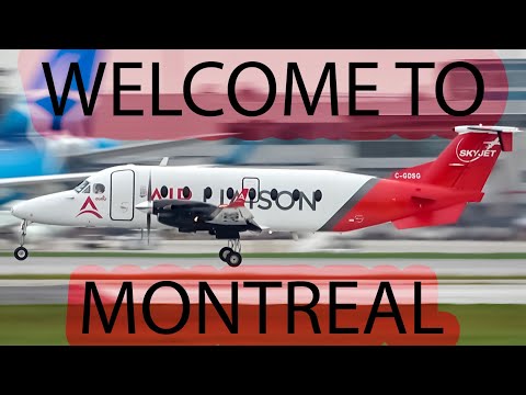 *INAUGURAL!* Air Liaison Beechcraft 1900 (B190) landing & departing Montreal (YUL/CYUL)
