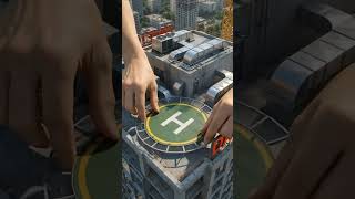 I Built A Tiny Skyscraper! 🏙️ #miniature #diy #satisfying #construction #timelapse #ai