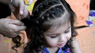 Quick and stylish hairstyle for baby girl 2 year old