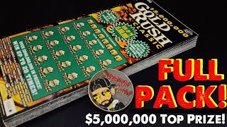 Celebrity ENTIRE PACK! || 30 x $20 Gold Rush Classic ➡️ $5,000,000 Top Prize Profile