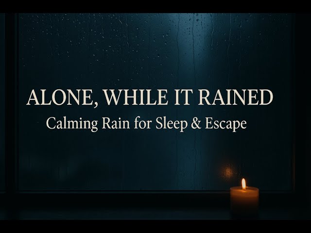 Alone, While It Rained | Calming Rain for Sleep & Escape