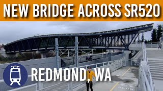 Overlake Village Link Station Pedestrian/Bike Bridge Opening in Redmond [Sound Transit Light Rail]