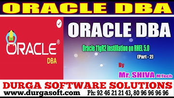 Oracle DBA ||online training||Oracle 11gR2 Installation on RHEL 5.0 Part-2 by Shiva