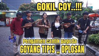 Gokil  coy pengamen cantik auto goyang tipis, oplosan Lia Haliza auto bikin gagal fokus