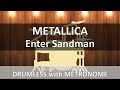 Metallica - Enter Sandman (Drumless with Metronome)