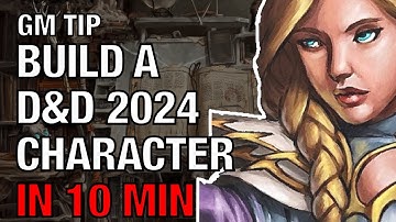 Build a D&D 2024 Character on Paper in 10 Minutes