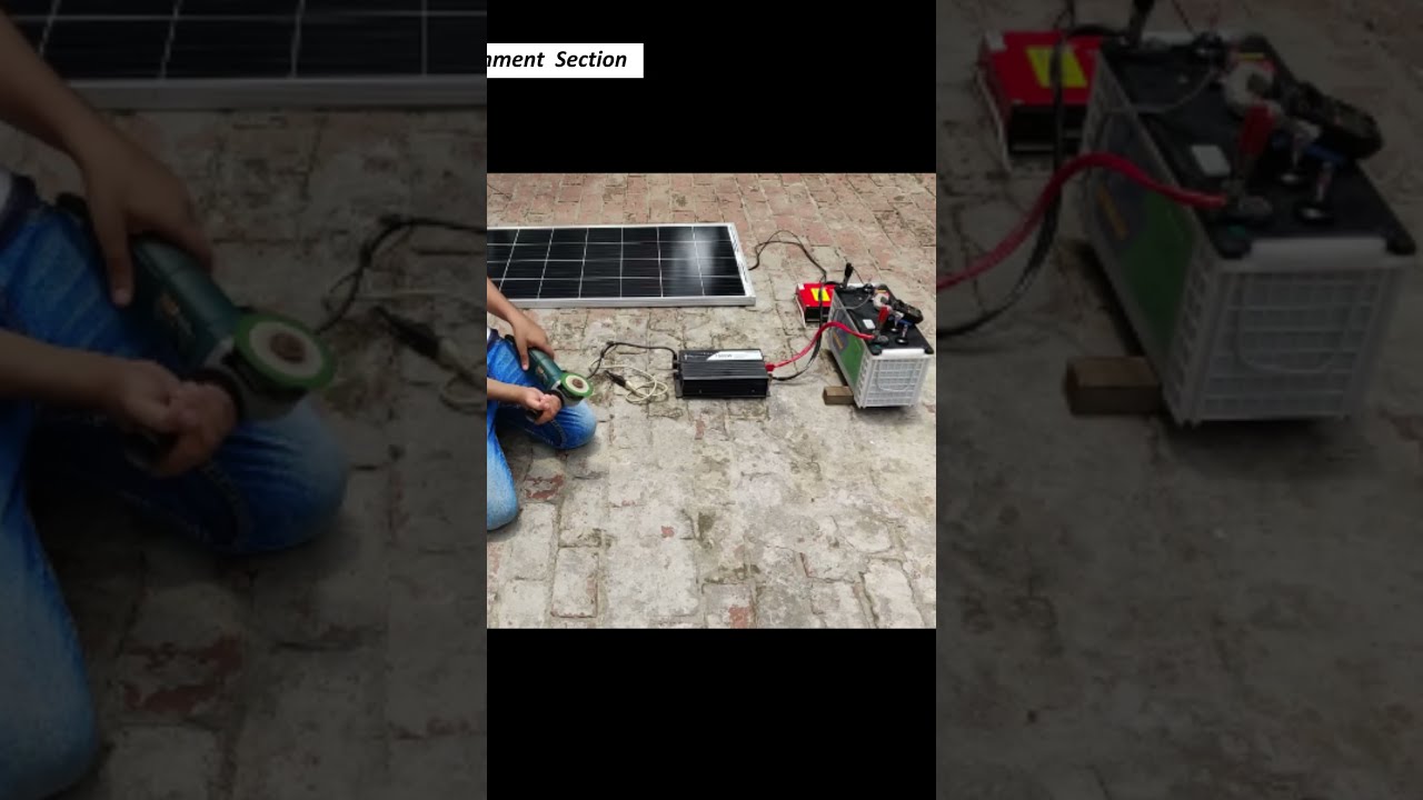 12V 180W Solar Panel System Battery For 220V AC Load DIY Short