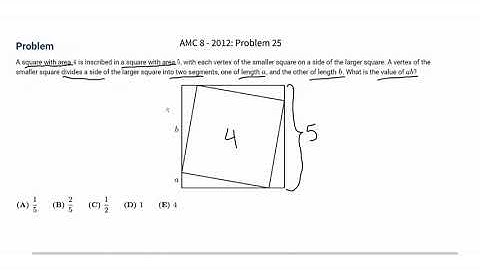 AMC 8 2012: Problem 25 Solution
