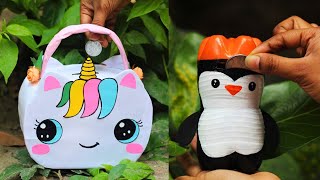 Full How to make Coin Bank with Cardboard & Plastic Bottle/Best out of Waste/DIY 2 Cute Money Storage Box News