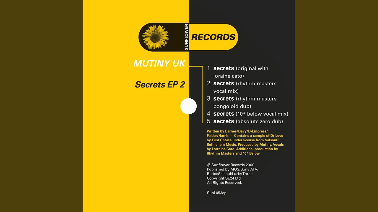 Secrets (feat. Lorraine Cato) (Rhythm Masters Bongoloid Dub)