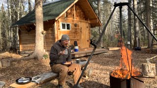The Cold Days of WINTER have arrived!  Life in a tiny cabin in the bush!