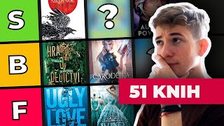 Hodnotím VŠECHNY přečtené knihy za rok 2023 📚 Tier list (YA, Fantasy, Sci-fi)