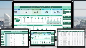 Meeting Room Utilization Report in Excel