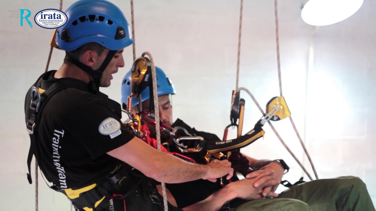 IRATA 1: Rescate víctima con descensor