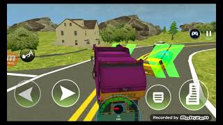 jogando primeira vez gameplay trash  truck driver simulator screenshot 4