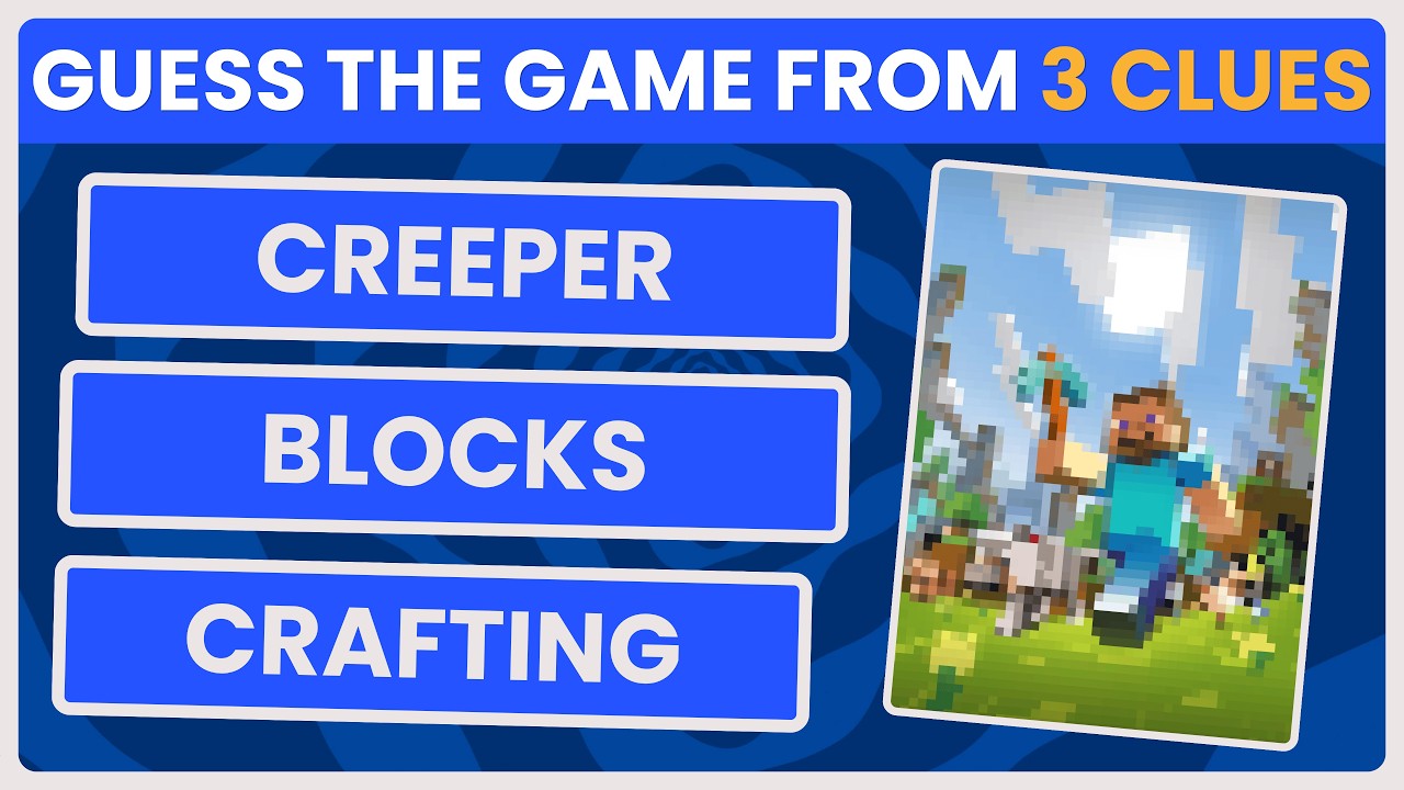 🎮 GUESS THE GAME FROM 3 CLUES – EP #1 | GAMING QUIZ | BUZZED