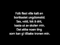 Chris Brun - Lei Alt (lyrics)