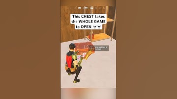 This CHEST takes the WHOLE GAME to open 💀... #fortnite #fortniteclips