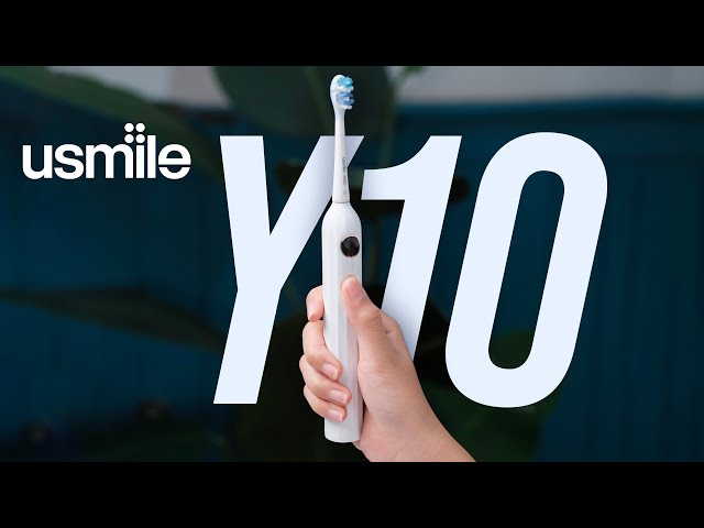 Trên tay bàn chải điện usmile Y10