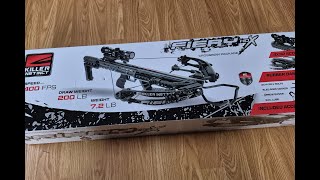Killer Instinct fiery 400 Crossbow unboxing and set up