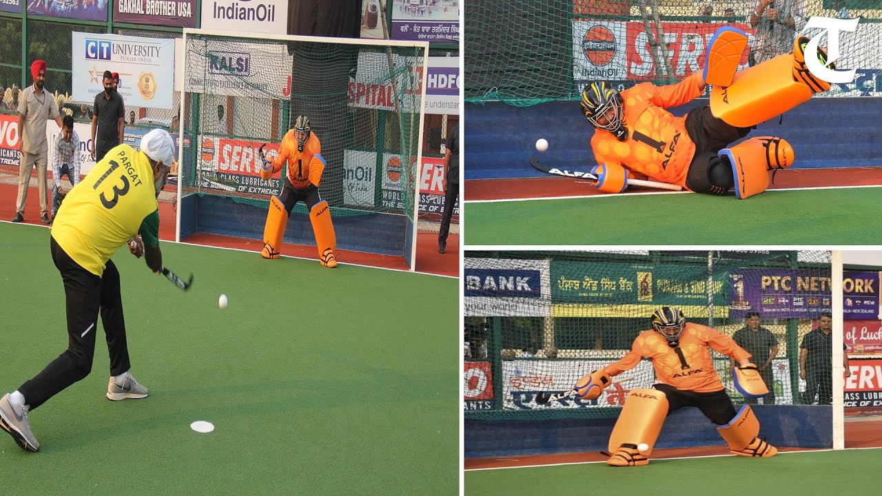 Punjab CM Dons Hockey Goalkeeper s Gear Defends Hits From His Sports 