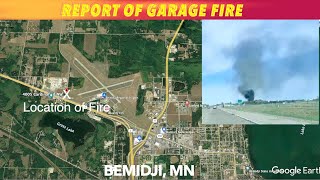 Report Of Tuesday Morning Garage Fire In Bemidji